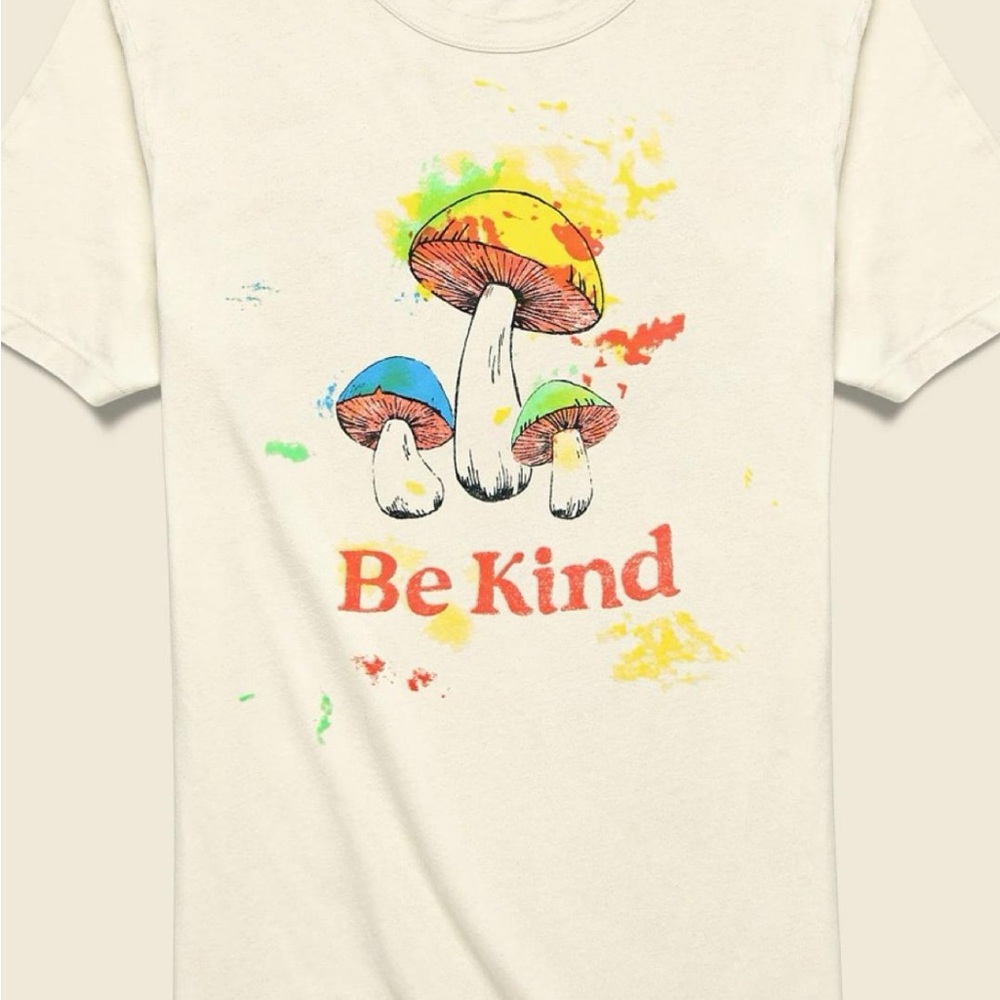 imogene + willie Cream mushroom Tee shirt